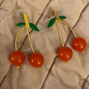 Madewell cherry earrings